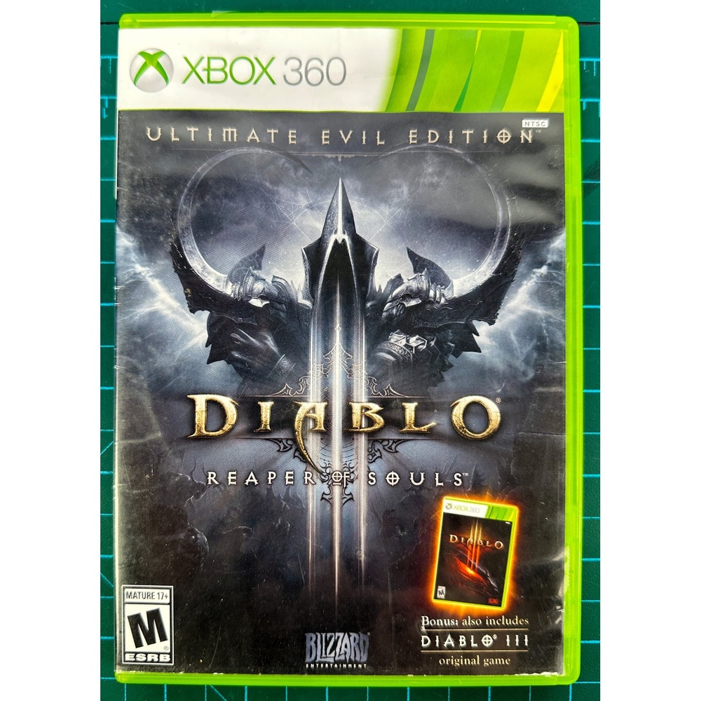 Diablo III Ultimate Evil Edition Xbox 360 RPG SCRATCHED DISC / UNTESTED AS IS